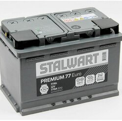 Аккумулятор STALWART Premium 77R обр. пол. 770A 278x175x190