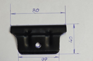 Крепление АКБ HYUNDAI/KIA 37160-22000 малое