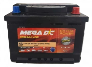Аккумулятор MEGA DC 60R обр. пол. низкий 540A 242x175x175