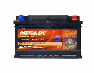 Аккумулятор MEGA DC 75R обр. пол. низкий 740A 278x175x175
