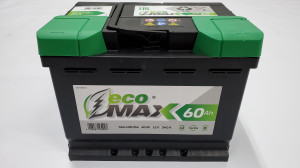 Аккумулятор ECOMAX 60L прям. 540A 242x175x190