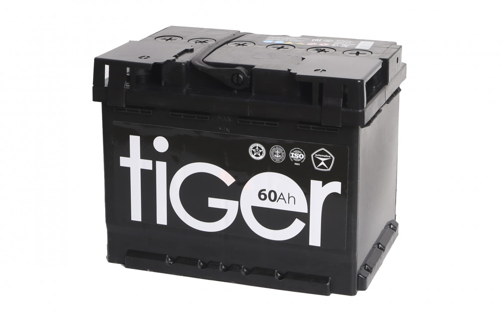 Аккумулятор Tiger (АКОМ) 60L прям. пол. 520A 242x175x190