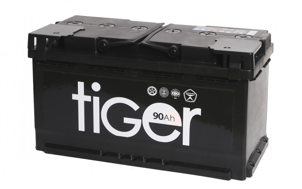 Аккумулятор Tiger (АКОМ) 90L прям. пол. 750A 353x175x190