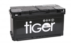 Аккумулятор Tiger (АКОМ) 90R обр. пол. 750A 353x175x190