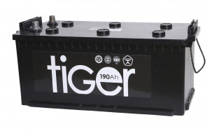 Аккумулятор Tiger (АКОМ) 190L прям. пол. 1100A 513x220x200
