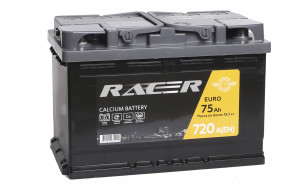 RACER GT (АКОМ) 75R обр. пол. 720A 278x175x190