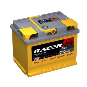 Аккумулятор RACER EFB (АКОМ) 66R обр. пол. 710A 242x175x190