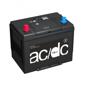 Аккумулятор AC/DC Asia 75L прям. пол. 660A 260x173x220