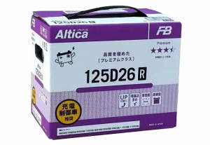 Аккумулятор FB ALTICA HIGH-GRADE Asia 125D26R 85L прям. пол. 800A 261x173x220 (FB125D26R)