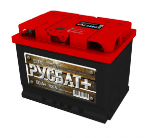 Аккумулятор РУСБАТ+ 60L прям. пол. 500A 242x175x190
