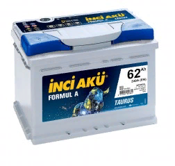 Аккумулятор INCI AKU Formul A 62L прям. пол. 540A 242x175x190