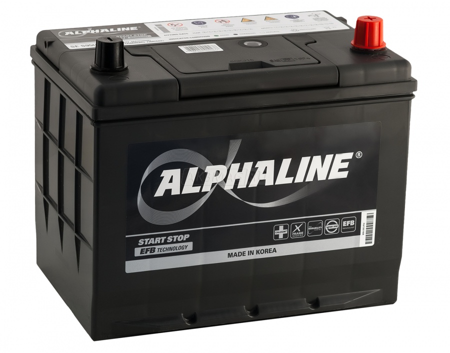 Аккумулятор Alphaline EFB SE 100D26L 68R обр. пол. 730A 260x172x220