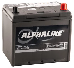 Аккумулятор Alphaline EFB 90D23L 65R обр. пол. 670A 232x172x220