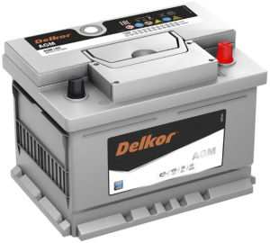 Аккумулятор DELKOR AGM 60R обр. пол. 680А 242x175x190