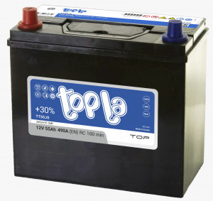 Аккумулятор Topla Top Asia 55L прям. пол. тонкие клеммы 490A 238x128x220