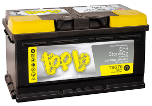 Аккумулятор Topla EFB STOP & GO 70 Ач обр. пол. 760A 278x175x190