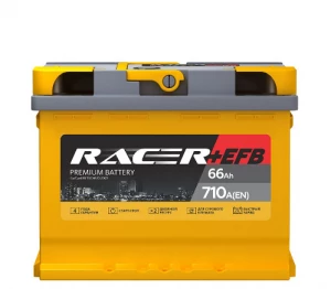 Аккумулятор RACER EFB (АКОМ) 66L прям. пол. 710A 242x175x190