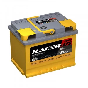 Аккумулятор RACER EFB (АКОМ) 61L прям. пол. 660A 242x175x190