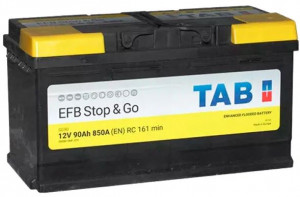 Аккумулятор TAB EFB STOP & GO 90R обр. пол. 850А 353х175х190