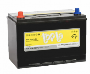 Аккумулятор Topla EFB STOP & GO Asia 105 Ач прям. пол. 900A 306x173x220