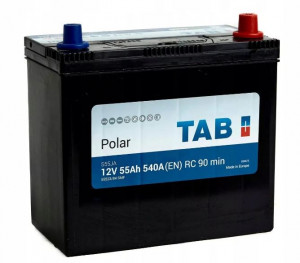 Аккумулятор TAB Polar Asia 55R обр. пол. тонк. кл. 490A 238x128x220