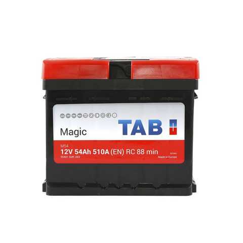 Аккумулятор Tab Magic 54R обр. пол. низкий 510A 207x175x175