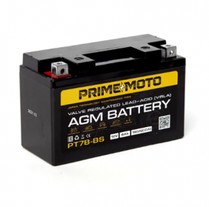 Аккумулятор для мототехники PRIME MOTO AGM 12.8 8Ач 180A прям. пол. 150x66x94 (PT7B-BS,YT7B-BS)