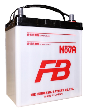 Аккумулятор Furakawa Battery SUPER NOVA 40B19L 38R обр. пол. 330A 187x127x225