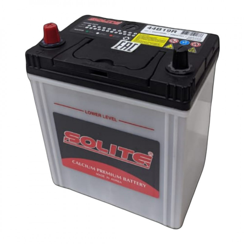 Аккумулятор SOLITE CMF44AL 44R обр. пол. 350A 187x127x199