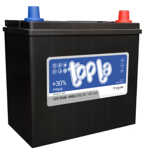 Аккумулятор Topla Top Asia 55 Ач обр. пол. тонкие клеммы 540A 238x128x220