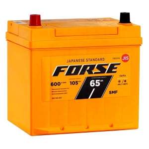 Аккумулятор FORSE 75D23R 65L прям. пол. 550A 230x175x220