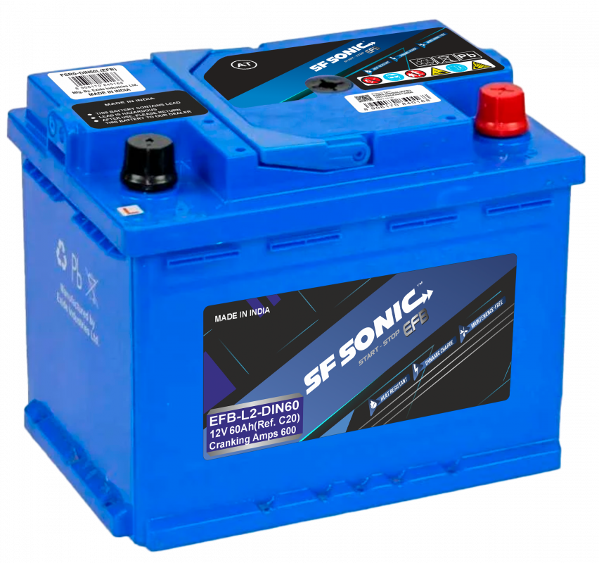 Аккумулятор Exide SF Sonic EFB L2 60 Ач обр. пол. 600А 242x175x190