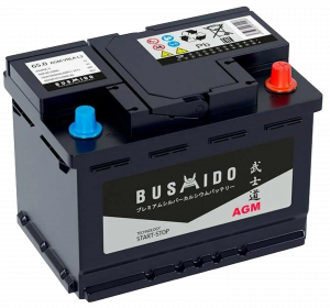 Аккумулятор BUSHIDO AGM L2 65 Ач обр. пол. 680А 242x175x190