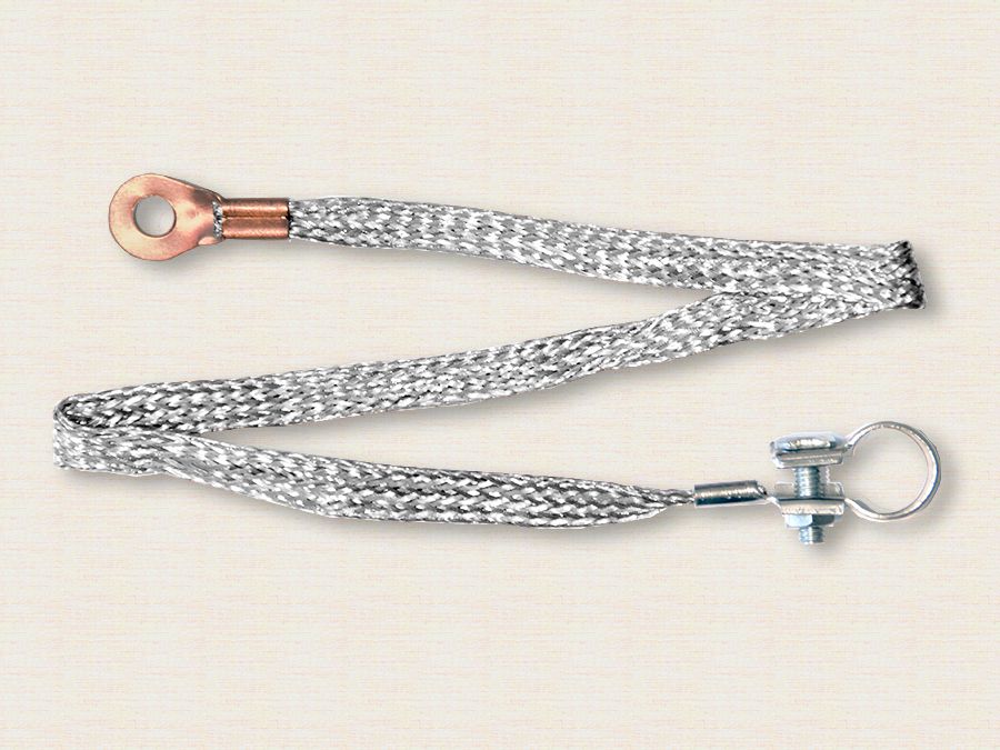 ПРОВОД «МАССЫ» КУЗОВА 500 мм 8 мм2 клемма-ухо луженый медь 500А