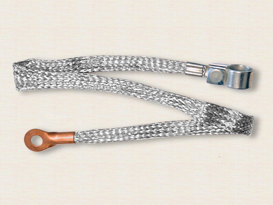 ПРОВОД «МАССЫ» КУЗОВА 500 мм 8 мм2 клемма-ухо луженый медь 500А