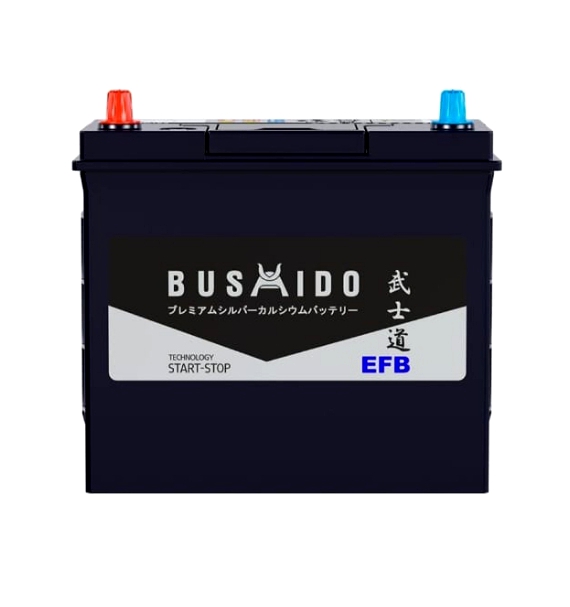 Аккумулятор BUSHIDO EFB 75B24R 50L прям. пол. 480А 237x127x220