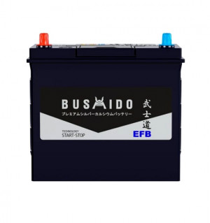Аккумулятор BUSHIDO EFB 75B24R 50L прям. пол. 480А 237x127x220