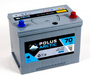 Аккумулятор POLUS ARCTIC 70 (D26L) борт. обр. пол. 630A 260x175x220