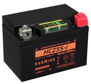 Аккумулятор для мототехники BUSHIDO AGM HCZ5S-i 5Ah 80A обр. пол. 113x70x86 (YTZ5S-BS, YTX4L-BS)