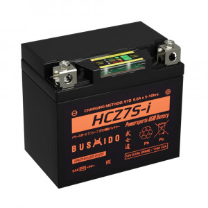 Аккумулятор Мото AGM BUSHIDO HCZ7S-i 6,5Ач 110A обр. пол. 113x70x105 (YTX5L-BS, YTZ7S)