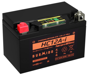 Аккумулятор для мототехники BUSHIDO AGM HC12A-i 11,5Ач 190A прям. пол. 150x86x104 (YTX9-BS, YTZ12S, YTZ14S)