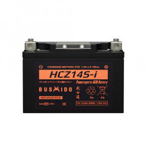 Аккумулятор Мото AGM BUSHIDO HCZ14S-i 12,5Ач 210A прям. пол. 150x86x110 (YTZ12S, YTZ14S)
