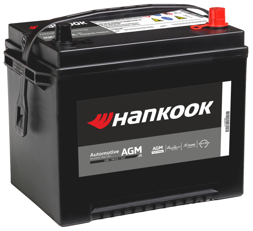 Аккумулятор HANKOOK AGM S65D26L 75 Ач обр. пол. 750A 260x173x220