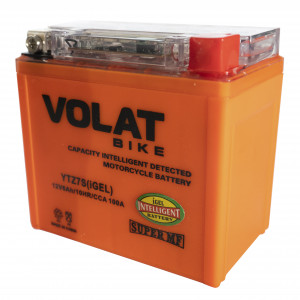 Аккумулятор для мототехники VOLAT iGEL 6Ач 100А обрат. пол. 113x70x106 (YTZ7S, YTZ6V, YTZ7S-BS, 1207.2)
