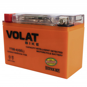 Аккумулятор для мототехники VOLAT iGEL 8Ач 115А прям. пол. 150x70x105 (YT9B-4, YTX9-BS, YTX9, YT9B-4-Gel, CT 1209.1)