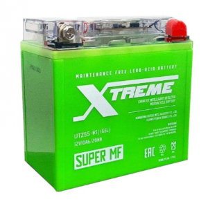 Аккумулятор Мото XTreme iGEL UTZ5S 5Ah 155A обр. пол. 114x70x86 мм. (YTX4L-4, YTZ5S,YT4L-BS, YTX4L-BS)