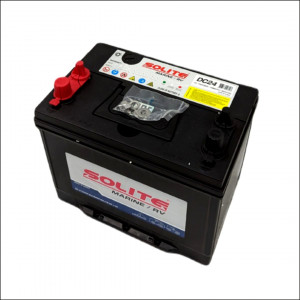 Аккумулятор лодочный SOLITE MARINE Dual DC24 75R прям. пол. 550A 260x173x225