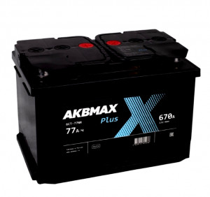 Аккумулятор AKBMAX PLUS 77L прям. пол. 670A 278x175x190