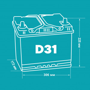 Аккумулятор Dominator Asia 90R обр. пол. 800A 302x172x220