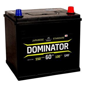 Аккумулятор Dominator Asia 60R низкий обр. пол. 550A 232x173x220